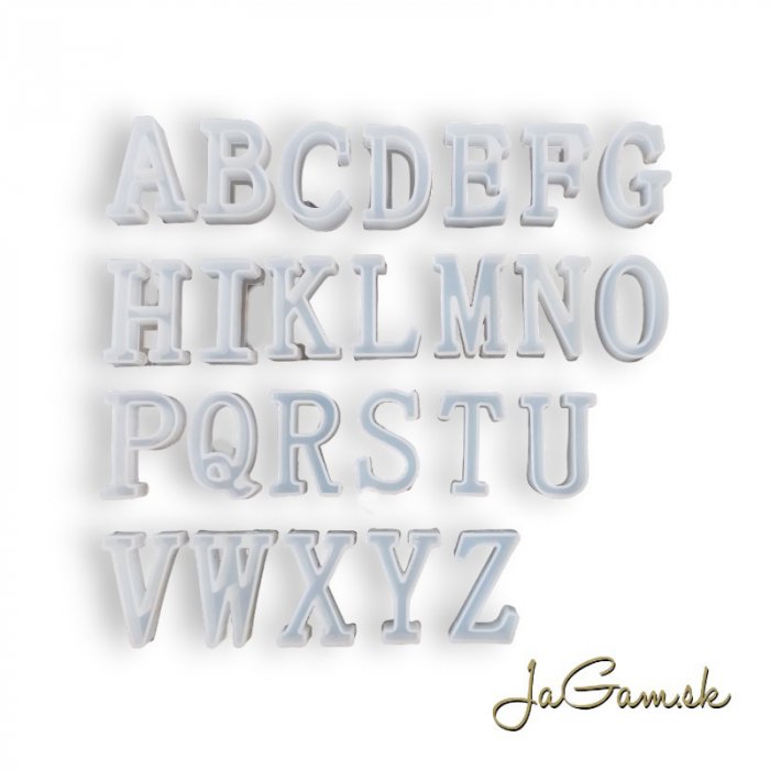 Silikónová forma abeceda (ZS036)